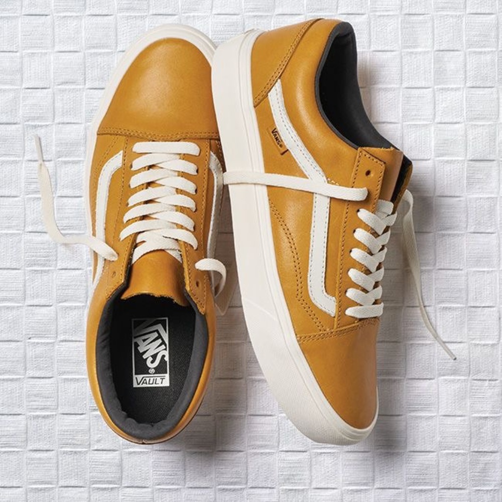Vans Horween x Vault Old Skool Lite 'Old Gold' | Men 8 ; Women 9.5